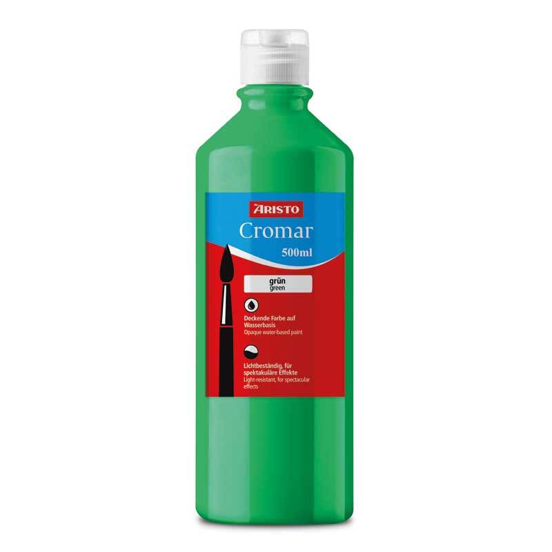 Cromarfarbe Kindermalfarbe Aristo - 500 ml, gr&#xFC;n