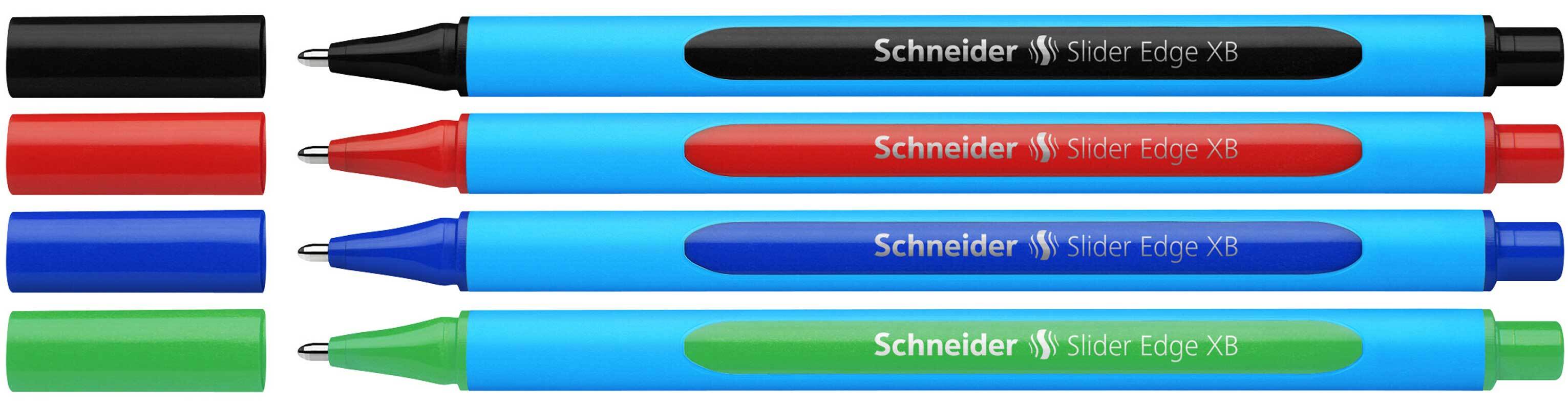 Kugelschreiberset Slider Edge XB Schneider,4 Stück