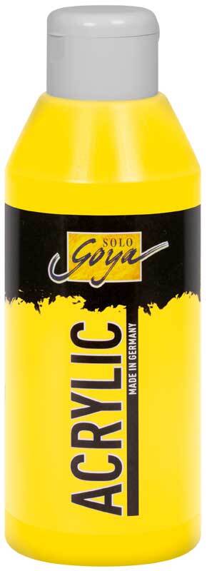 Acrylfarbe Acrylic Solo Goya - 250 ml, echtgelb h