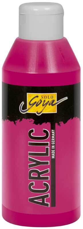 Acrylfarbe Acrylic Solo Goya - 250 ml, magenta