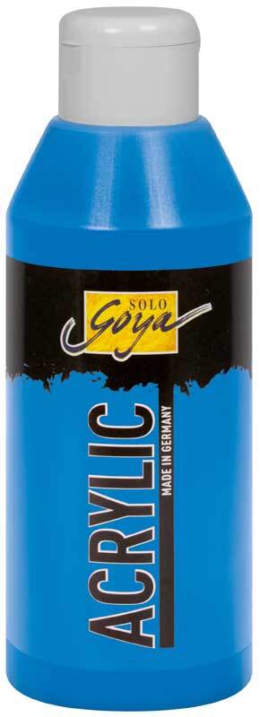 Acrylfarbe Acrylic Solo Goya - 250 ml, primärblau