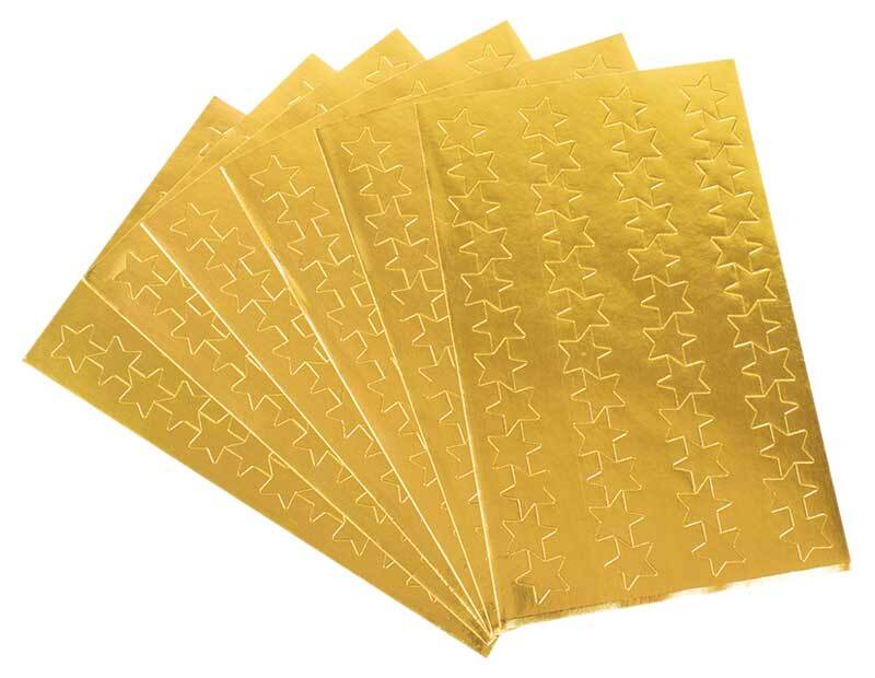 Sticker - Sterne, gold